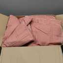 Luxury Soft Velvet Quilt Set Full Queen Size - Lightweight Velvet Bedding Set for All Season, Oversized Bedspread Coverlet Comforter Set with 2 Pillow Shams, Beige Brown, Checkered