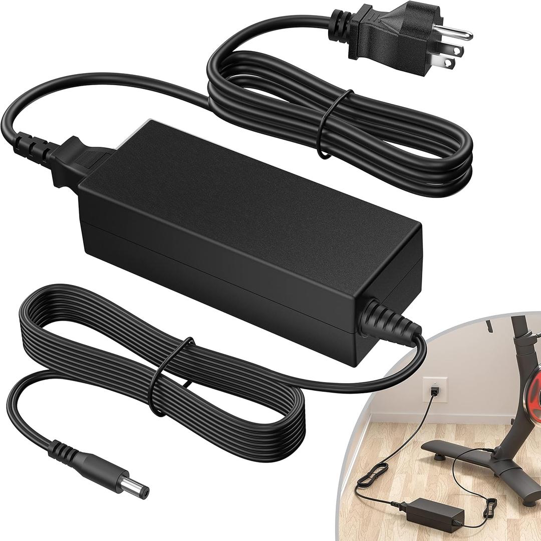 Power Cord Replacement Compatible with Peloton Bike PL-01 (NOT for Bike Plus), Charger Cord Power Supply Adapter for 12V 4.17A Original Accessories, Compatible with PLTN-RB1VO/RB1V1/RB1VQ, 8.7 FT