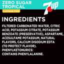 3 x 7UP Tropical Zero Sugar Soda, 12 fl oz cans, 12 pack (EXP 10/11/26)