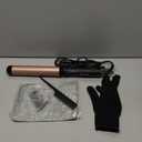 Curling Wand 1 1/2 Inch,Big Wand Curling Iron 1.5 inch Professional for Beach Wave,Clamp Free Curling Wand for Quick Styling.