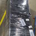 MAXYOYO Tri-Fold Mattress, 6 Inch Tufted Folding Mattress with Chenille Fabric, Portable Queen Size Floor Guest Mat for Adults, Foldable Topper for Camping, Black