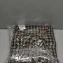 VHC Brands, Black Check, Cotton, 14x14 Chair Pad, Black