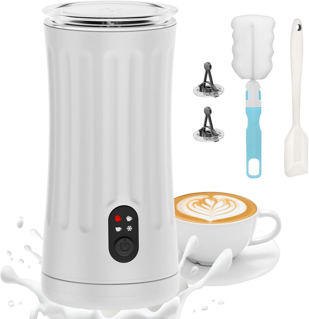 Milk Frother, 4-in-1 Milk Steamer and Frother