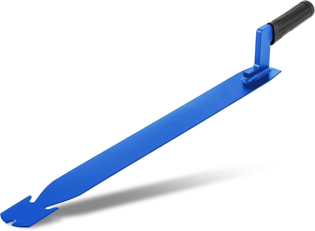 Shingle Slaters Ripper, Steel Roof Ripper Shingle Remover Slate Puller Rip Slate Slating Nail Remover for Slaters Roofers Roofing(Blue,23 Inch)