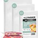 Avid Armor Vacuum Sealer Bags, Vac Seal Bags for Food Storage, Freezing, and Sous Vide Cooking, Non-BPA Freezer Vacuum Sealer Bags, Pint, Quart, and Gallon Sizes Combo Pack, 150 Bags