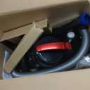 Eureka Bagless Canister Vacuum Cleaner, Lightweight Vac for Carpets and Hard Floors, Red, Whirlwind NEN110D