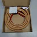 TV Cord Hider  Flexible Wall Cord Cover Low Profile Silicone Cable Raceway Self Adhesive Cut to Size Design for Hiding Wires on Wall Clean Home Setup Cable Concealment, Brown, 6 Feet