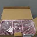 Spacrea Pen Holder Desk Organizer - Desk Organizers and Accessories, Pencil Holder with 10 Compartments and 1 Drawer（Pink）