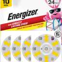 Energizer Hearing Aid Batteries Size 10, Yellow Tab, 32 Pack