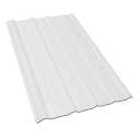 Metal Roofing sheets Corrugated, white 37 x 97 inch, square brown parts 50x96 inch