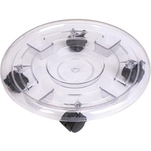 Panacea 84731 Plastic Plant Caddy, Clear, 14" Dia.