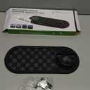 Universal Anti-Slip Car Dashboard Mat with 360 Rotating Phone Holder  Multi-Functional Organizer Pad for Phones, Sunglasses, Keys, and Daily Essentials (Gray Black)