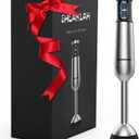 1000W Powerful Immersion Blender handheld, 2025 New Update Hand Blender with 25-Speed, Scratch-Resistant Hand Mixer with Heavy-Duty Copper Brushless Motor and Gift Box