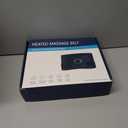 Cordless Heating Pad for Back Pain Relief, Heated Back Belt Abdomen Warmer Lumbar Support, Lumbar Massaager with Heat (Gray)