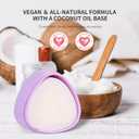 Docolor Makeup Brushes Cleaner Set Solid Soap Cleanser with Color Removal Sponge, Makeup Brush Cleaner Mat Brushes Shampoo for Cleaning Makeup Sponges, Brushes & Applicators Vegan (coconut oil) (2 PCS)