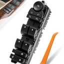 20835553 Driver Side Power Master Control Door Lock and Window Power Switch Fit for 2007-2013 Chevy Silverado Avalanche, 2007-2014 Suburban Tahoe Sierra Yukon XL 1500 2500 3500 Cadilla Escalade