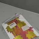 Otalibo Fall Decor 2Pack Red Gold Orange Maple Leaves 3.3 X 6.6 ft Thanksgiving Decorations Metallic Foil Fringe Curtains Fall Party Supplies Autumn Harvest Photo Booth Props Backdrop Streamers