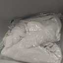 KOUFALL Farmhouse Linen Curtains, Cream Beige Semi Sheer Light Filtering Curtain, Boho Tab Top Neutral Country Curtains for Living Room, Bedroom, Nursery, 84 Inch Length, 2 Panels Set (Natural)