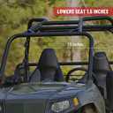 2 Pack UTV Seat Bases: Lower and Recline Seat Base Accessories | Compatible with Polaris RZR 800/900, S 1000, XP 1000, XP Turbo, Turbo S, RS1