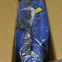 Everlasting Comfort Stadium Seats with Back Support - Adjustable Memory Foam Bleacher Chairs with Back and Cushion, Portable, Easy Folding Stadium Seat Cushion with Storage Pocket (02. Blue)