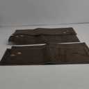 BEQHAUSE Stair Treads for Wooden Steps 28inX9in, Non Slip Carpet Stair Treads Indoor Stair Runners Machine Washable, Soft Stair Rugs Mat Surface Polyester TPE Backing, 4pcs, Brown