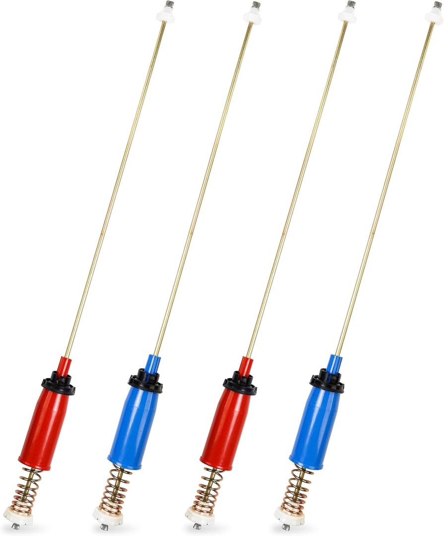 BlueStars WH16X10158 & WH16X10159 Washer Suspension Rod Set (4Pcs) - Fit for GE and Hotpoint Washer GTWN4250D0WS GTWN4250D1WS HSWP1000M4WW GCWP1800D1WW - Replaces PS3654190 PS3654191 2754602 AP5632455 BlueStars WH16X10158 & WH16X10159 Washer Suspension Rod Set (4Pcs) - Fit for GE and Hotpoint Washer GTWN4250D0WS GTWN4250D1WS HSWP1000M4WW GCWP1800D1WW - Replaces PS3654190 PS3654191 2754602 AP5632455