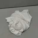 Fisoew Womens Wrap Tie Tops Long Sleeve Workout Crop Wrap Shirts Casual Lightweight Ballet Pilates Yoga Active Tops (Small, White)