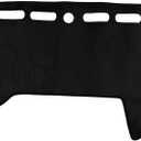 Dash Cover, Center Console Non-Slip Dashboard Carpet Mat for Toyota 4runner 2015-2019 Flannel Black,1Pc