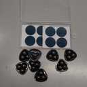 Appliance Casters - Furniture Sliders & Appliance Rollers for Kitchen, Coffee Machine, Blender, Oven - Helps Mom or Wife Easily Solve Countertop Sliding (Black, 8pcs)