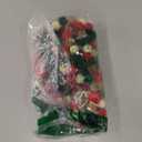 6 Feet Christmas Velvet Bead Garland Flocking Christmas Tree Ornaments Plush Spacer Ornament Xmas Garland Hanging Beads for Xmas Decoration Supplies (Red Green)