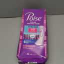 Poise Ultra Thin Incontinence & Postpartum Pads for Bladder Leaks, 7 Drop Ultra Absorbency, Long Length, 22 Count 