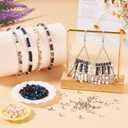 2 x KISSITTY 120 Grams 4mm Glass Seed Beads Crystal Round Colorful Small Spacer Beads for DIY Necklaces Bracelets Earrings Brooches Keychain Jewelry Making Crafting