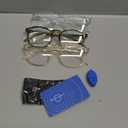 IBOANN Iconic Blue Light Glasses for Woman - Computer Glasses 99% Blue Light Blocking - Anti Eyestrain & UV Glare Protection