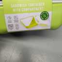 Core Sandwich Container With Compartment, Green