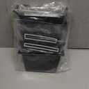 TTCR-II for Ram 1500 Door Side Organizer Tray 2019 2020 2021 2022 2023 2024 2025 2026, for Ram 1500 Door Pocket Insert 4 Pcs with White-Lines Mats (Does not fit 2500 3500)