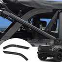4PCS D Pillar Roll Bar Protective Covers, Full Covers Roll Bar Padding Protector Guard Prevent Scratching Paint D Pillar Roll Cage Trim Cover for Ford Bronco Offroad 4Door 2021-2025