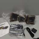 Wuloo Solar Driveway Alarm Wireless Outside 1800ft Range, Outdoor Motion Sensor & Detector Driveway Alert System with Rechargeable Battery/Weatherproof/Mute Mode(1 & 4-Brown)