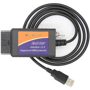 Obd2 Elm327 USB for FORScan with MS HS CAN Switch Compatible with Forscan Adapter for Ford F150 F250 Lincoln Mazda Mercury Code Reader Vehicle Scanner Diagnostic Programmer Tool
