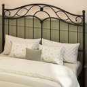 Merronix Full Size Adjustable Metal Headboard Only, Black | Vintage style for bed frame, Sturdy and stable, easy assembly, Adjustable height for bedroom