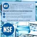 Mist EDR5RXD1 Refrigerator Water Filter Replacement for EveryDrop Filter 5, Whirlpool 4396508, 4396510, WF-NL240, Kenmore 46-9010  NSF 42 Certified  2 Pack