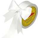 Double Face White Satin Ribbon 1-1/2 inch X 50 Yards Polyester White Ribbon for Gift Wrapping Very Suitable for Weddings Party Hair Bow Invitation Decorations and More