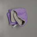 USB Plug-in Heating Pad for Travel Warmth Outdoors, Non-Rechargeable Small Heated Pad 5V Heat Therapy for Pain Relief Abdomen Cramps, 3 Heat Settings & Auto Shut Off (12"x 16") Purple