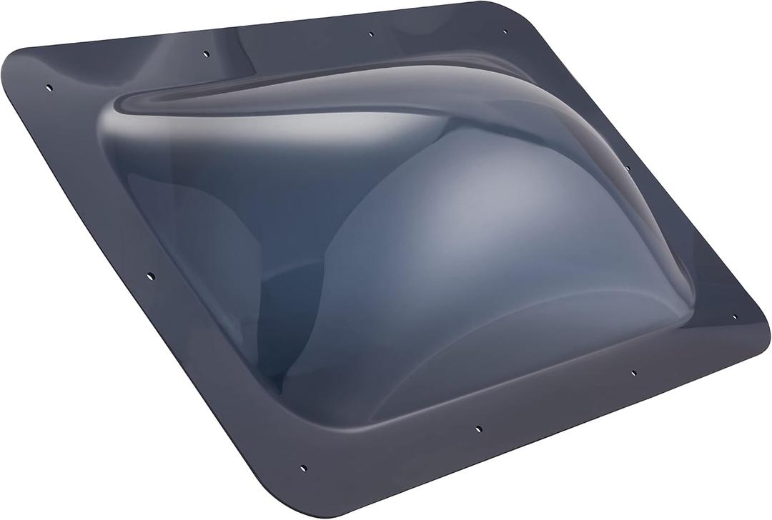 Hike Crew RV Skylight | Universal Skylight Window Replacement Cover for Exterior Camper Roof | Durable Polycarbonate Dome, Weather, UV & Impact Resistant | 18 x 26 Fits Most RV Openings, Smoke Color