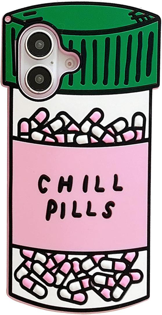 Cases Compatible with iPhone 17 Case Silicone 3D Cute Cartoon Lovely Design Soft Slim Fit Rubber Bumper Shockproof Cover Compatible with Apple iPhone 17 6.3"