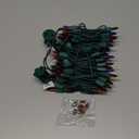 PREXTEX Christmas String Lights with Green Wire - 100 Count, 20 Ft Multicolored Christmas Tree Lights for Xmas Decorations Indoor and Outdoor - Incandescent String Light for Patios, Fences, Holidays