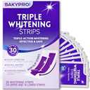 SAKYPRORAL Purple Whitening Strips, 90-Day Long-Lasting Results, Enamel Safe & Low-Sensitivity, Professional Teeth Whitening Strips with Non-Slip Dry Strip Technology (28 Count (Pack of 1))