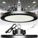 Super Bright 300W High Bay Led Shop Lights 2Pack| 5000K 45000LM UFO Led High Bay Light With 5ft Cable Hanging Hook Safe Rope| Shop Light & Garage Lighting Lights For Factory Workshop Warehouse
