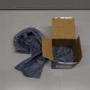 MIULEE Pack of 2 Couch Throw Pillow Covers 16x16 Inch Soft Dark Grey Blue Chenille Pillow Covers for Sofa Living Room Solid Dyed Pillow Cases