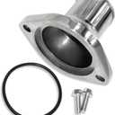 Straight Up Water Neck Thermostat Housing For Chevy LS Engines LS1 LS2 LS3 LS7 LS9 L76 L92 Polished Aluminum