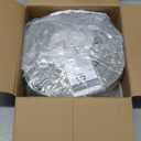 LazBlinds Light Filtering Vertical Blinds Replacement Slats  Polyester Fabric for Sliding Glass Door, Patio & Windows, 82.5"x3.5", 34 Pack, Grey